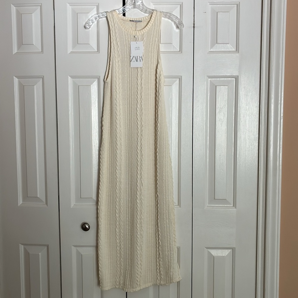 ZARA Cable Knit Dress - Picture 2 of 7